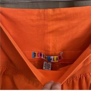 Derek Heart Orange Wide Leg Pants